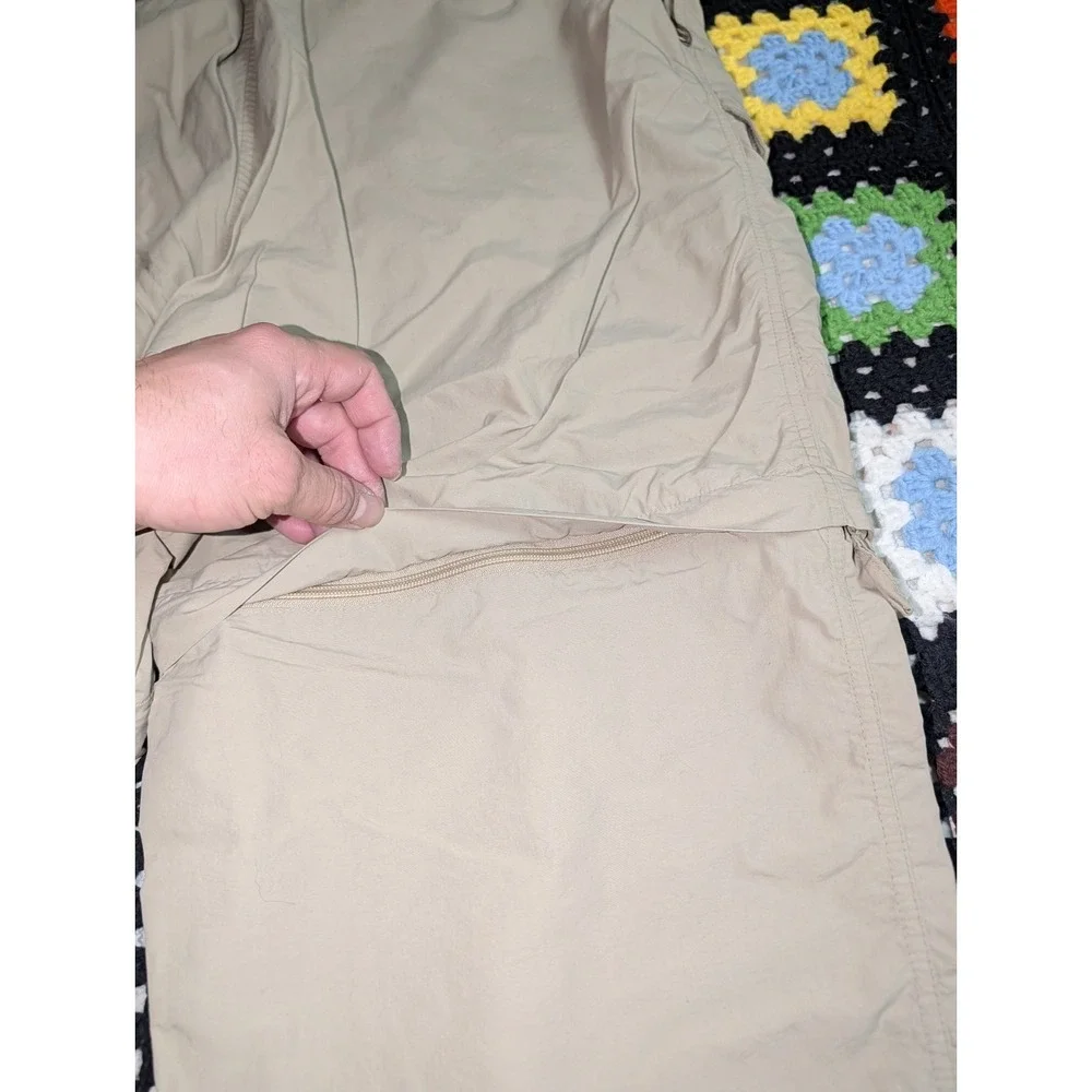 Reel Legends Cargo Pants Convertible Khaki Outdoors‎ Fishing Size XL 32x27